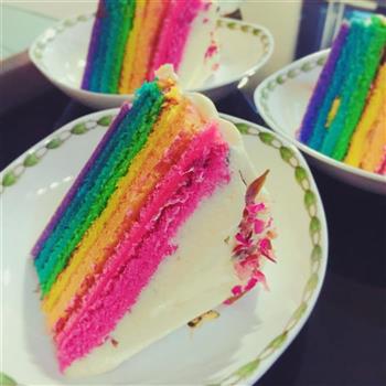 彩虹蛋糕的做法步骤14