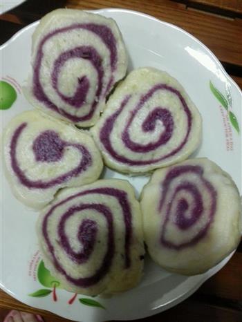 紫薯馒头的做法步骤8
