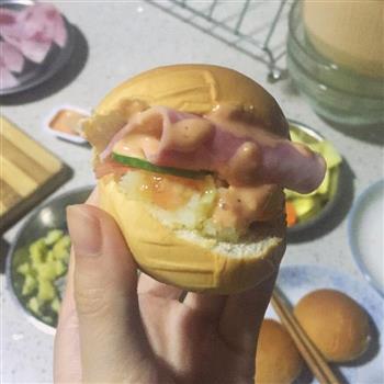 mini burger 迷你汉堡包的做法图解2