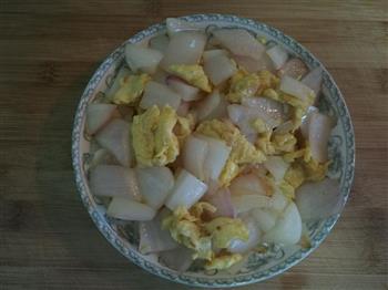洋葱炒蛋的做法步骤5