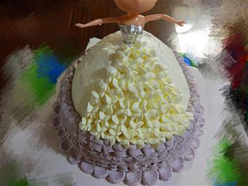 芭比公主生日蛋糕的做法图解23
