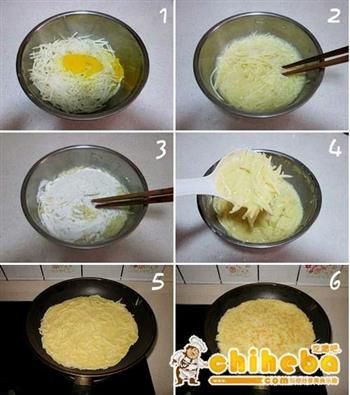 鸡蛋土豆饼的做法步骤3