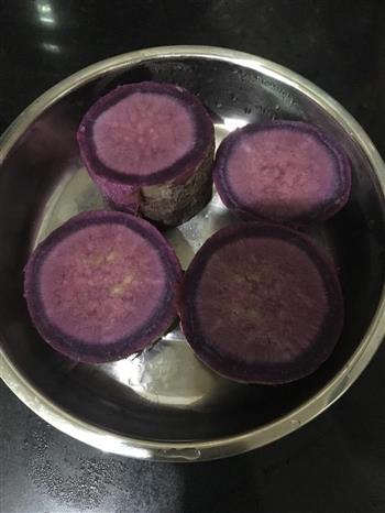 紫米燕麦马蹄紫薯糖水的做法步骤3