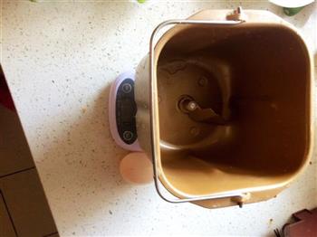 面包机和面+压面机面条+豆角焖面+蛋花汤的做法步骤1