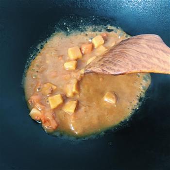 茄汁咖喱海鲜意式烩饭的做法步骤4