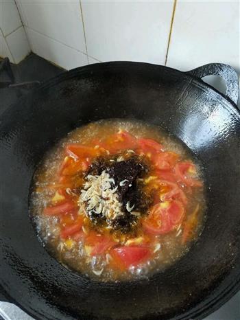 番茄紫菜汤的做法图解4
