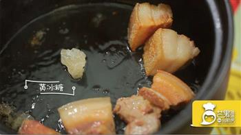 百叶结红烧肉的做法步骤4