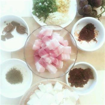 麻婆豆腐红烧肉的做法图解1