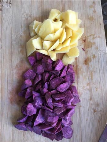 紫薯土豆泥的做法步骤1