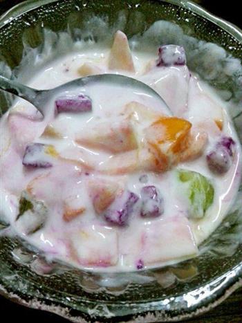 酸奶水果沙拉-水果捞的做法图解4