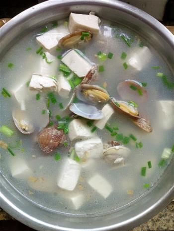 花蛤豆腐汤的做法步骤6