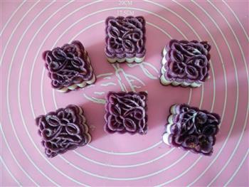 桂花紫薯山药糕的做法步骤5