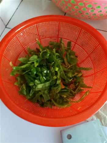 家常下饭菜青椒炒肉丝的做法步骤1