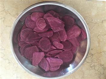 紫薯椰汁千层糕的做法步骤1