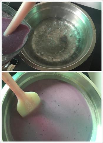 紫薯椰汁千层糕的做法图解3