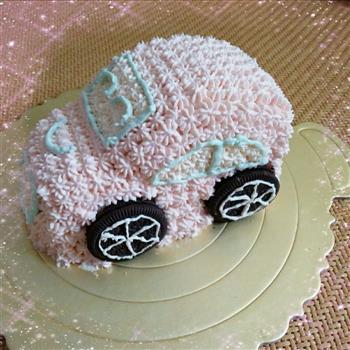 小汽车蛋糕的做法步骤6