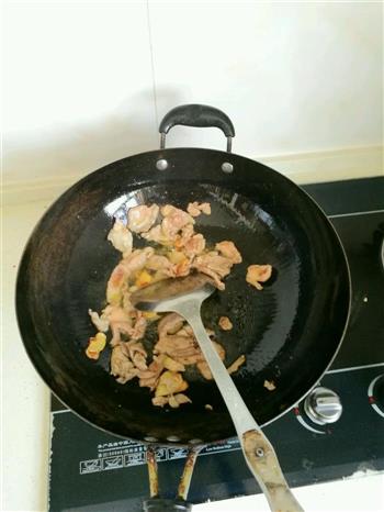 酸笋炒肉的做法步骤3