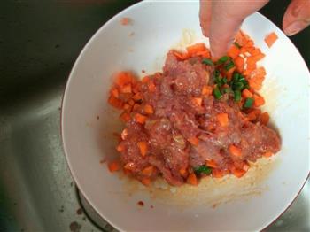 胡萝卜肉末鸡蛋卷的做法步骤9