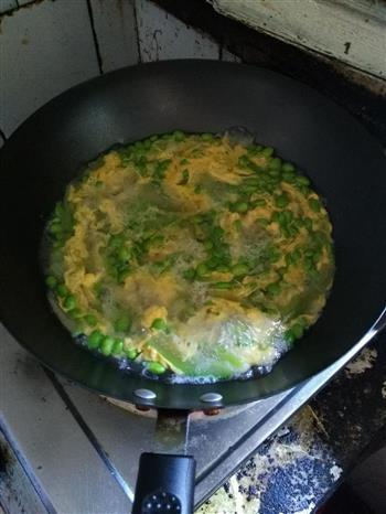 毛豆米丝瓜鸡蛋汤的做法步骤7