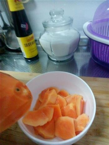 木瓜酸奶的做法步骤1