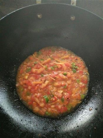 番茄火腿意大利面的做法步骤7