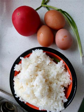 西红柿蛋炒饭的做法步骤1
