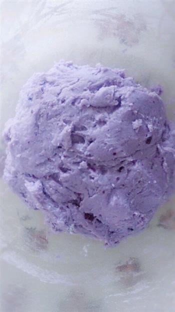 椰香紫薯糯米糍的做法图解5