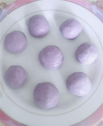 椰香紫薯糯米糍的做法图解7