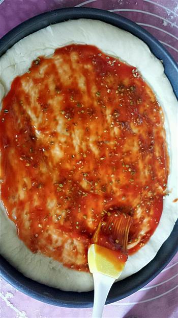 零失败的超好吃海鲜虾披萨的做法步骤3