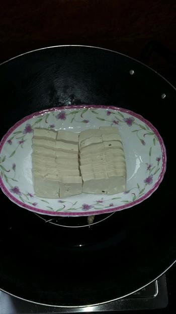 榨菜肉末蒸豆腐的做法步骤2