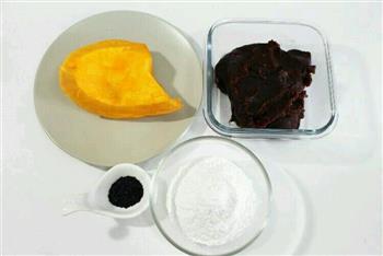 超级Q弹软的营养小饼，南瓜豆沙饼的做法步骤1