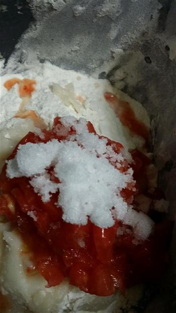 核桃番茄香肠小餐包十的做法步骤2