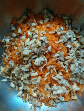 胡萝卜香菇包子的做法步骤3