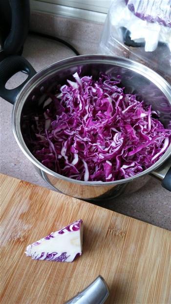 紫薯蔬菜色拉的做法图解3