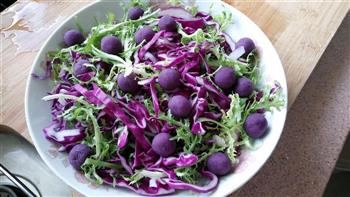 紫薯蔬菜色拉的做法图解5