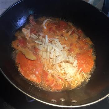番茄蟹豆腐汤的做法图解8