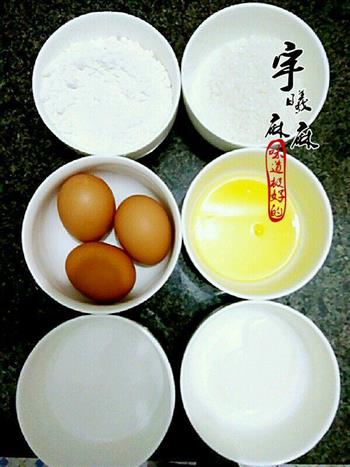 炒鸡简单的电饭锅版蛋糕的做法步骤1
