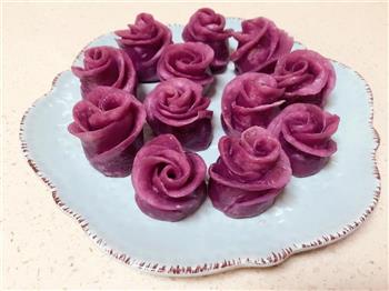紫薯玫瑰花的做法步骤6