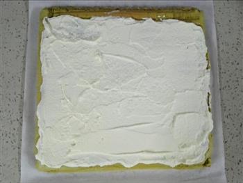 抹茶奶油蛋糕卷的做法步骤13