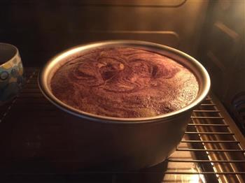 无油玫瑰红糖大理石蛋糕的做法步骤12