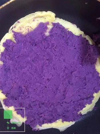 紫薯蛋卷的做法图解5
