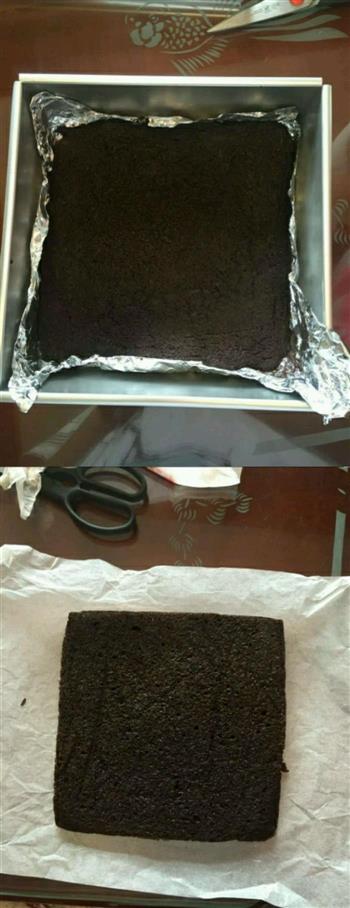 巧克力方形慕斯蛋糕的做法步骤5