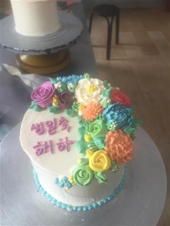 韩式裱花蛋糕的做法步骤4