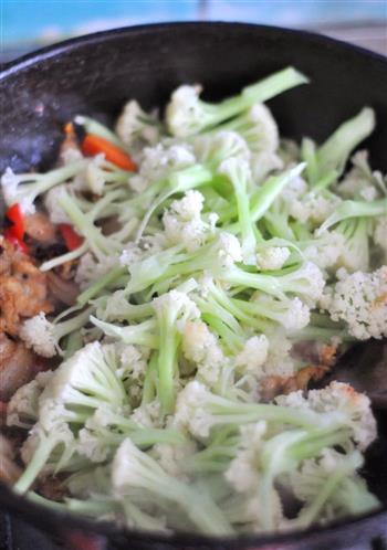干锅有机菜花的做法步骤6