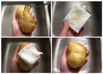 Jacket Potato英式烤土豆的做法步骤2