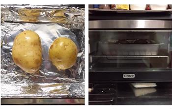 Jacket Potato英式烤土豆的做法步骤3