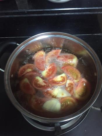 番茄马铃薯粉丝猪肝汤的做法步骤5
