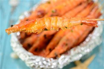 夏日撸串喽洞庭盐焗串烤虾的做法图解13