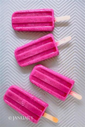 火龙果酸奶冰棒的做法图解5
