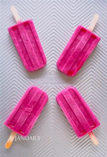 火龙果酸奶冰棒的做法图解6